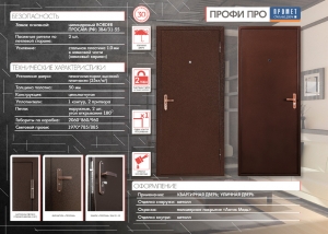 ПРОМЕТ "Профи ПРО" (2060х960 Левая) | Входная металлическая дверь