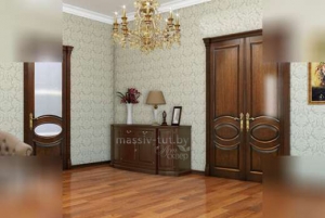 Symbol дверь из массива сосны