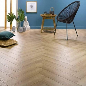Французский ламинат 33 класс 12мм AC6 Alsafloor (Альсафлор) HERRINGBONE (Английская ёлка) 471 Дуб Закат(Sunset)